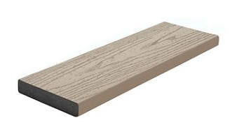 1-in square edge deck board profile, Trex Transcend