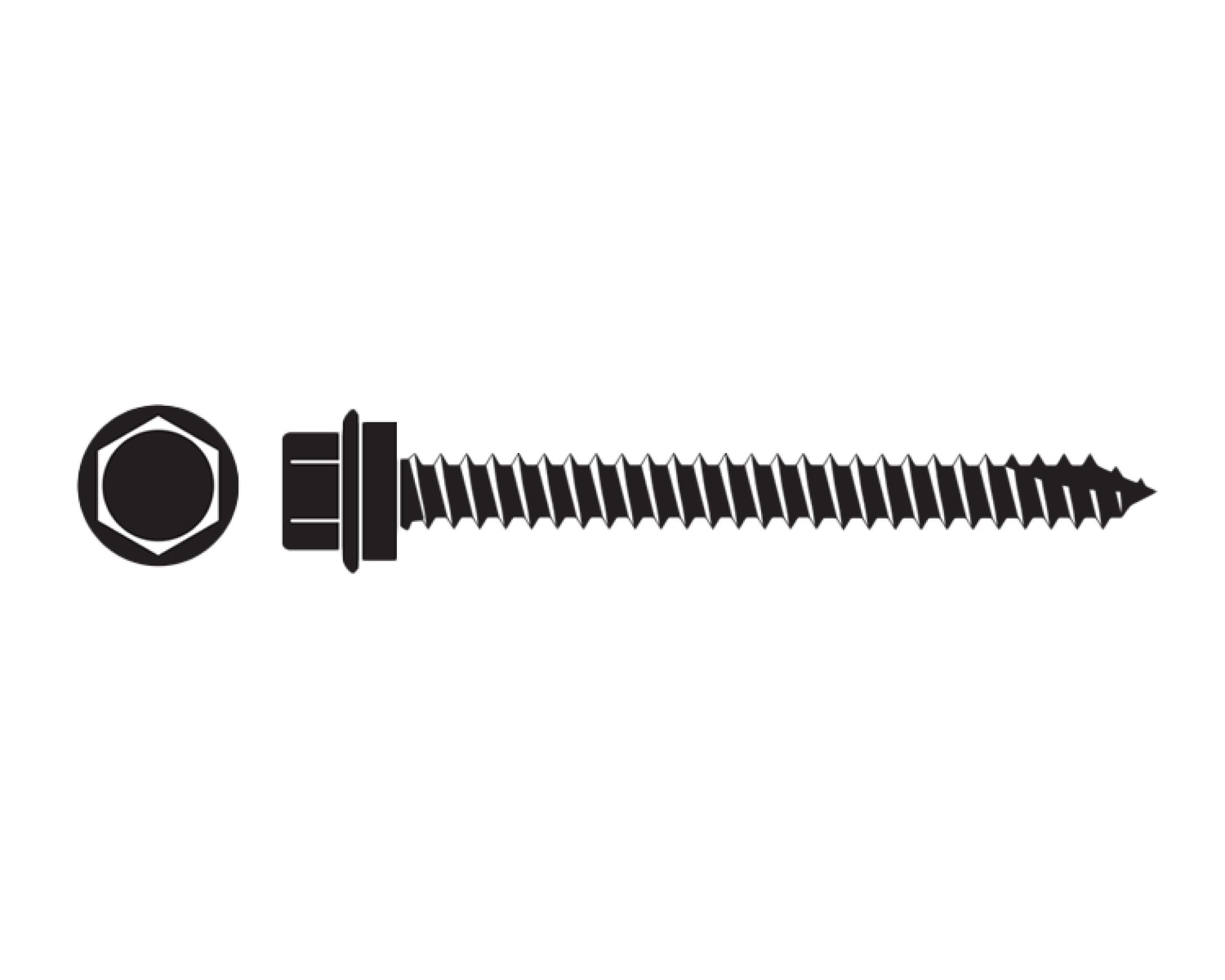 A403 Type 17 screw (2 1/2") 30mm