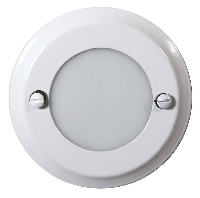 Highpoint, Berkey step light, in powder coated white