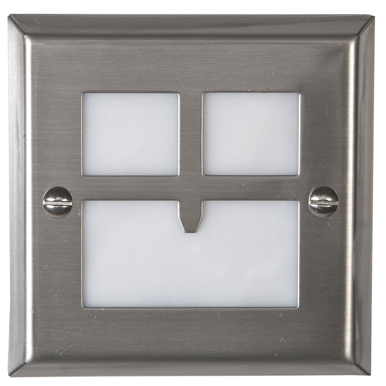 Highpoint, Clear Creek Rail Light, Brushed Stainless