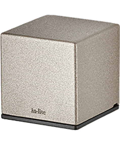 Cubid 12V light in Rose Silver