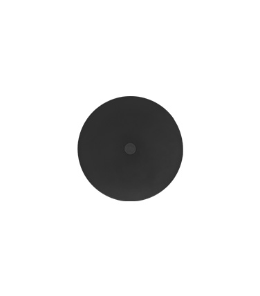 black In-Lite Disk Wall light