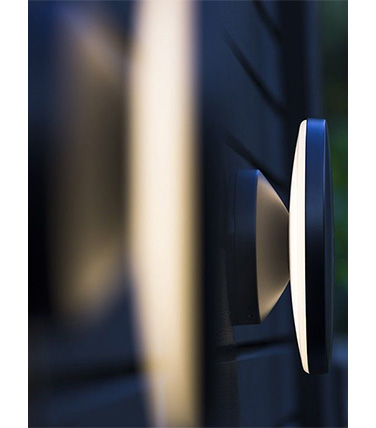 In-Lite Disk Wall on wall illumintated