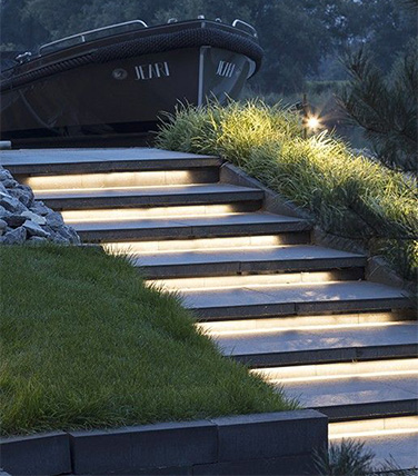 In-Lite Evo Hyde used to light up stairs