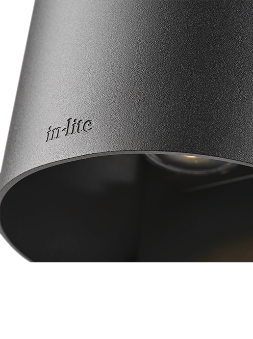 Halo Down 100-230v light, showing lens