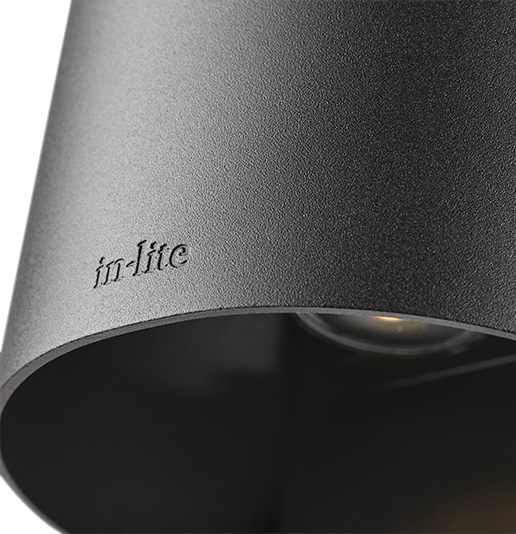 Halo up-Down 12v light, showing lens