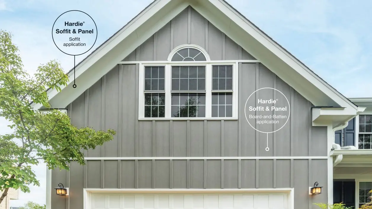 Hardie house panel example