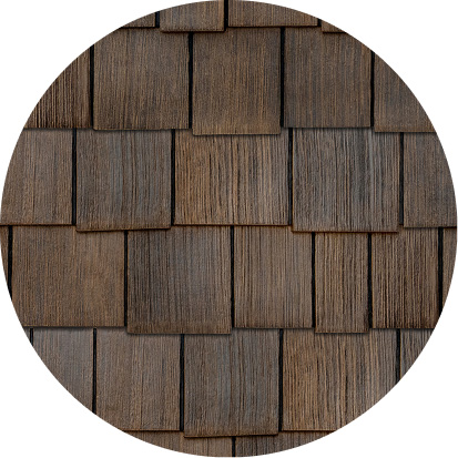 Ballard brown shingle swatch