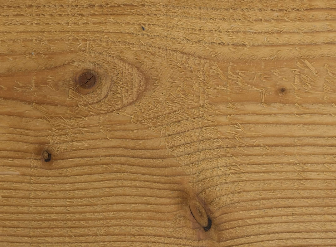 clear finish cutek sample on douglas fir rough