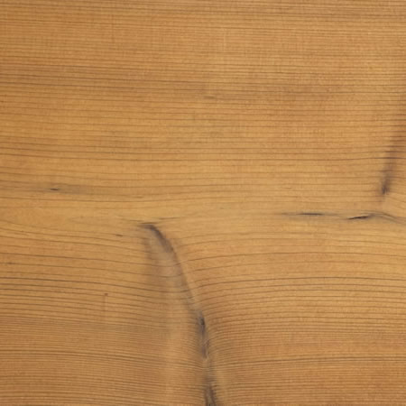 terra cotta finish cutek sample on Eastern White Cedar