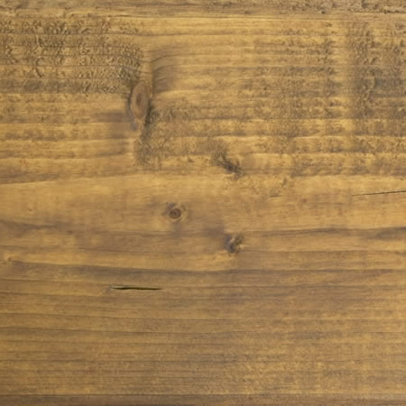 honeycomb finish cutek sample on brown pressure treated lumber