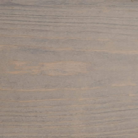 smokey grey finish cutek sample on brown pressure treated lumber
