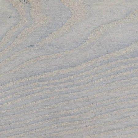 white wash finish cutek sample on Thermally Modified Ash