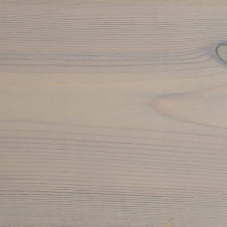 smokey grey finish cutek sample on knotty Western Red Cedar