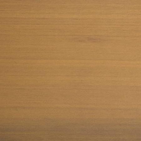 gold tone finish cutek sample on Clear Western Red Cedar