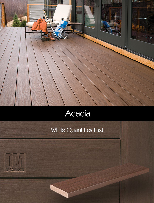 TimberTech Azek Arbor collection deck boards, Acacia