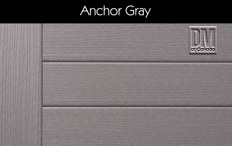 LumbeRock Anchor Gray Composite Deck Board, Deep Wood Grain Finish